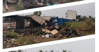केडगावात मध्यरात्री थरार! इलेक्ट्रिक दुकानाला आग लावून ४० लाखांचे नुकसान..!